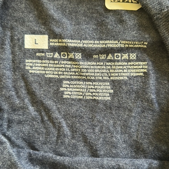 Men's Blue Graphic T-Shirt - Picture 2 of 2